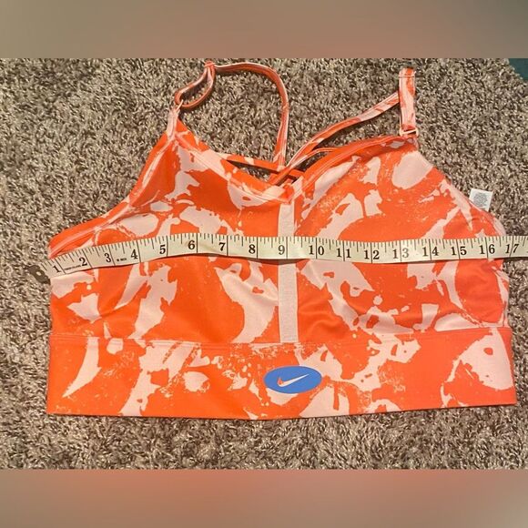 NWT Nike Women's Orange Light-Support Padded Sports Bra Plus Size XXL 2X - Picture 7 of 9